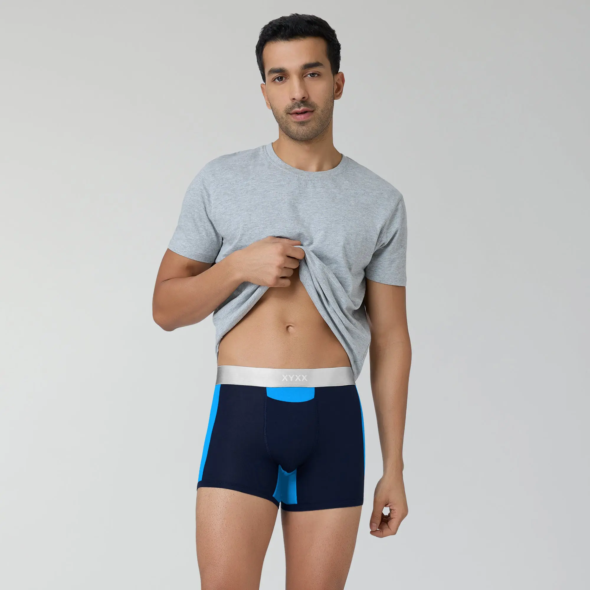 Illuminati Modal Trunks Black Blue Duo Blue (Pack of 3) - Image 6