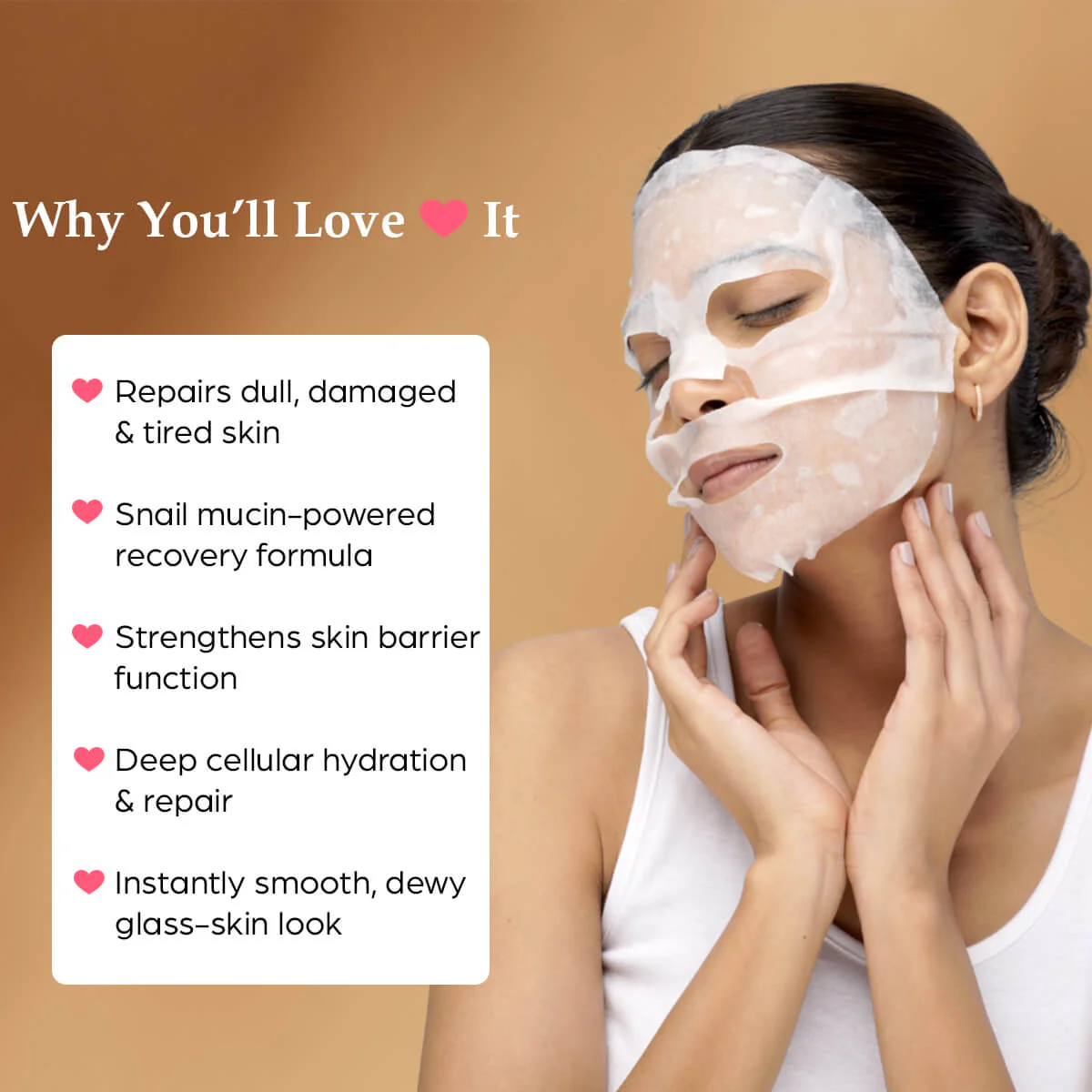 Illuminating Snail Mucin Sheet Mask - Image 3