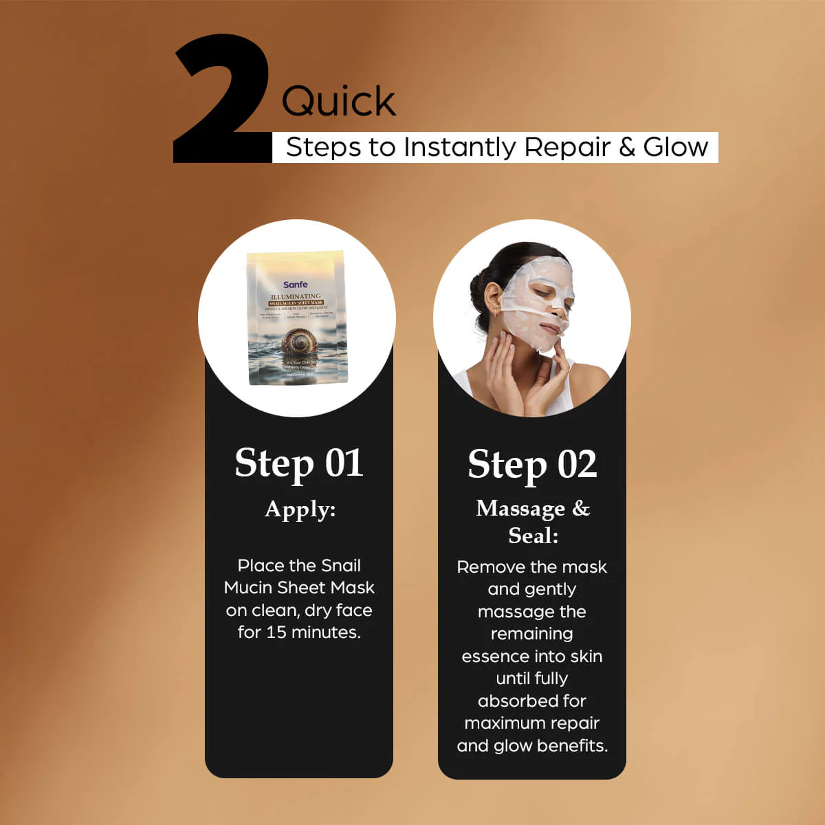 Illuminating Snail Mucin Sheet Mask (Pack of 6) - Image 4