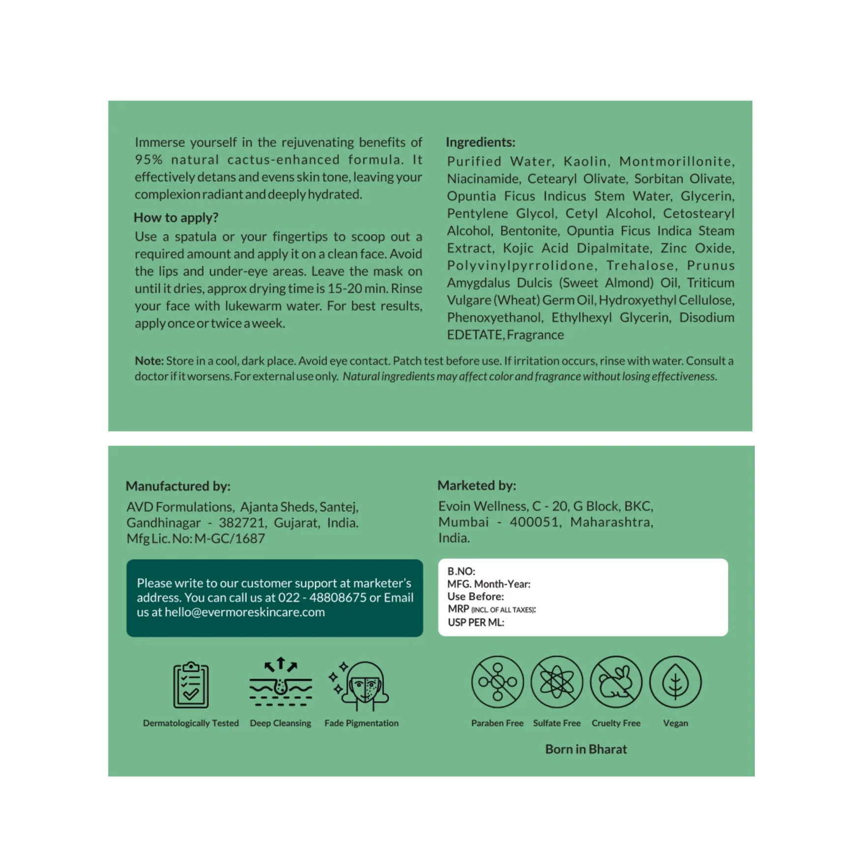 IndiaS First Mexico-Sourced Cactus-Infused De-Tan Face Mask - Image 7