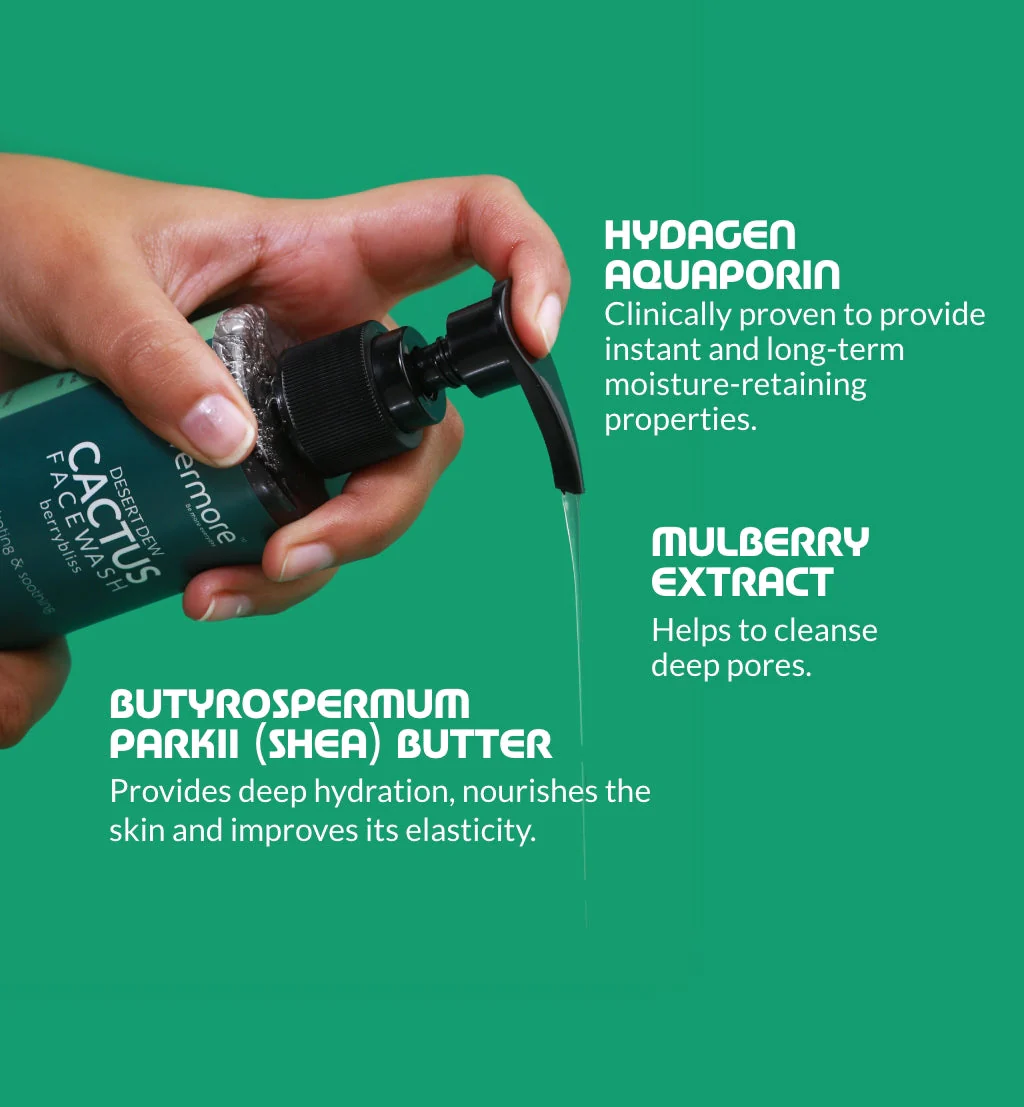 IndiaS First Mexico-Sourced Cactus-Infused Hydrating Face Wash - Image 3