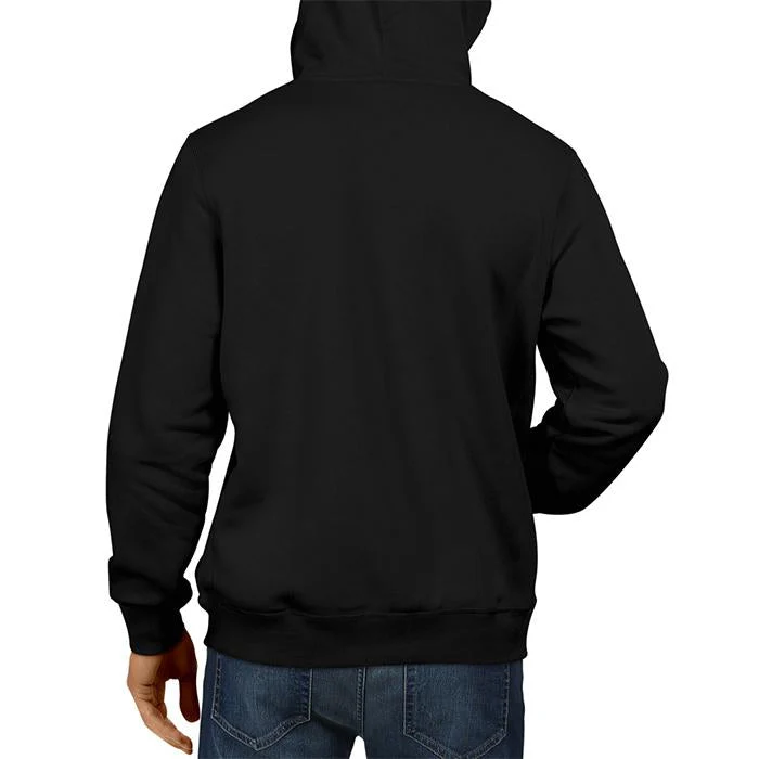 Indian Flag Black Hoodie Unisex 100% Cotton Printed Hoodie ( Black) - Image 2