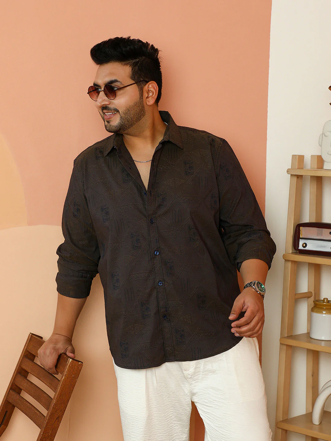 Indie-Folk Print Shirt - Image 9