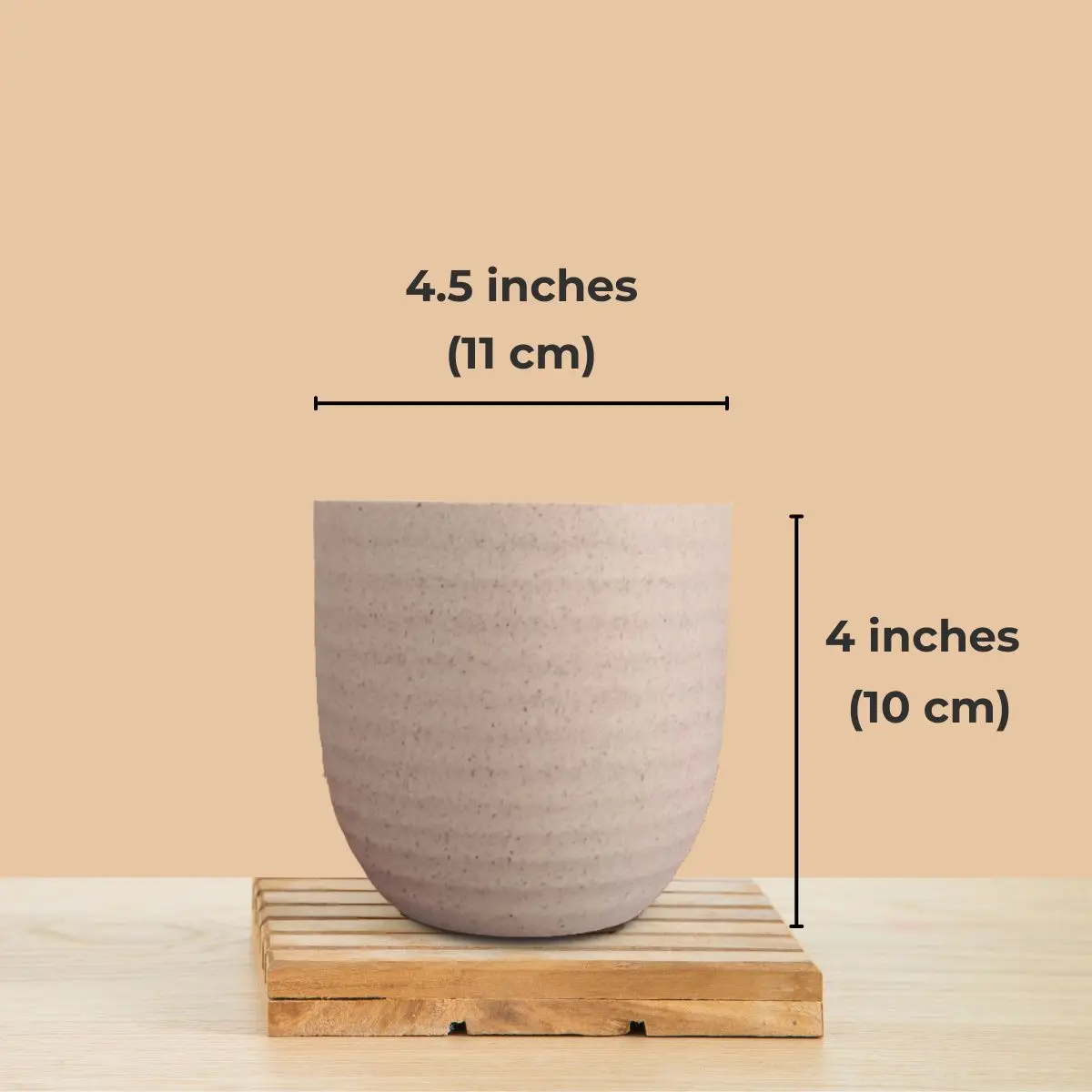 Indoor Small Pots (Multicolor) - Set of 4 - Image 2