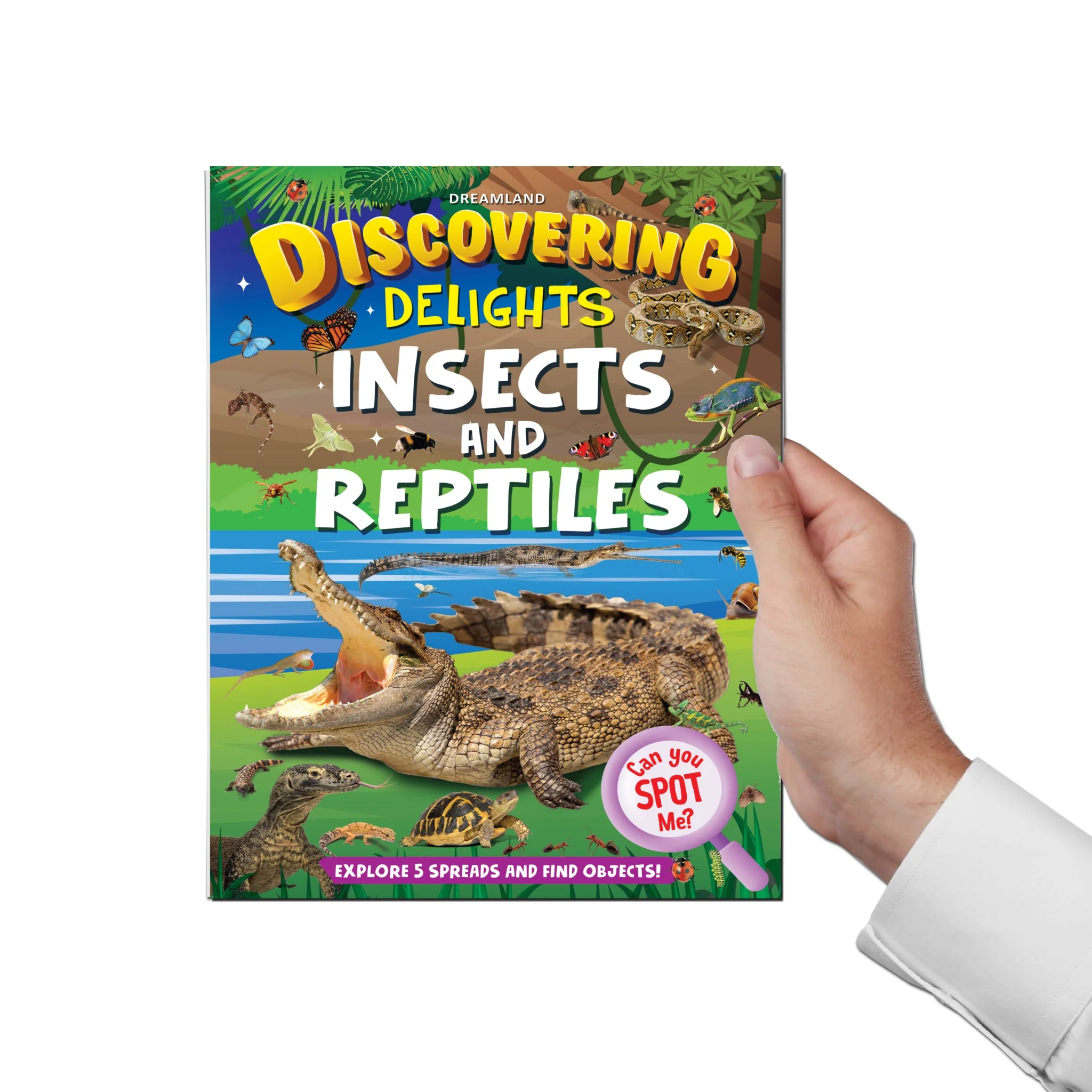 Insects and Reptiles Discovering Delights Flap Book for Kids Age 4 - 10 years - Image 2