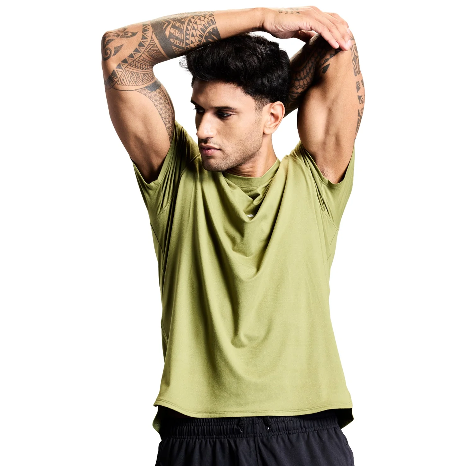 Intense Mens Tee - Olive - Image 2