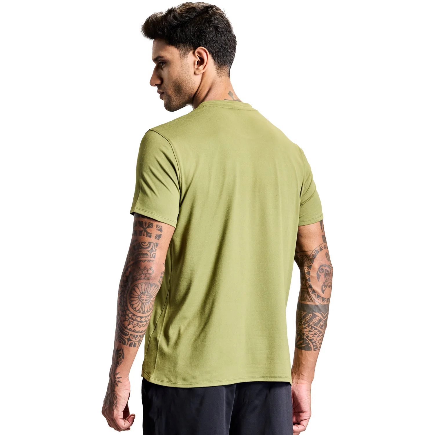 Intense Mens Tee - Olive - Image 4