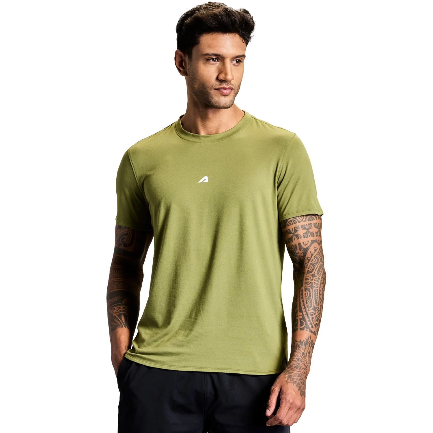 Intense Mens Tee - Olive - Image 9