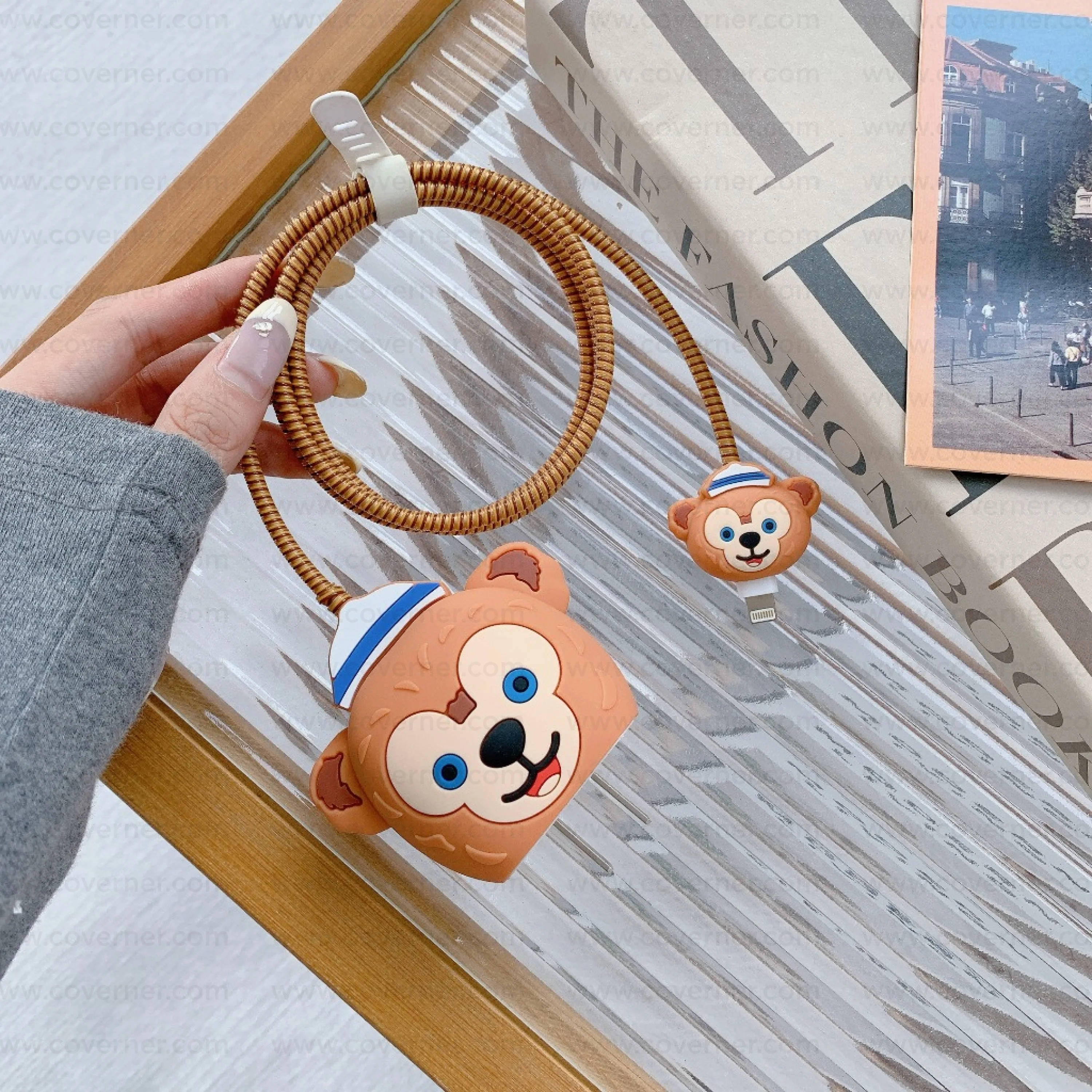 Iphone Charger Case Cover - Master Monkey - 4 Piece Set (With Wire Protector) - Image 2