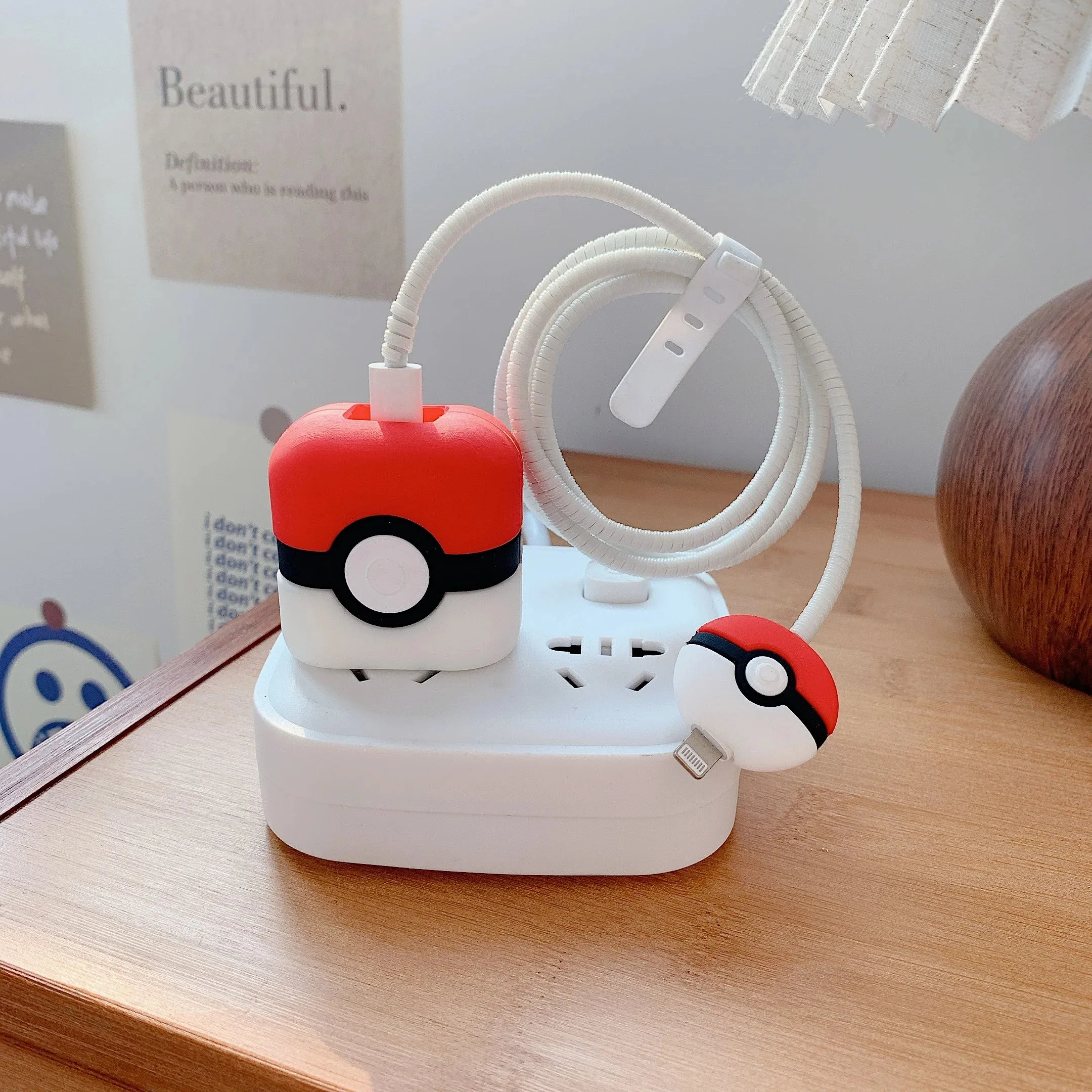 Iphone Charger Case Cover - Pokemon - 4 Piece Set (With Wire Protector) - Image 4