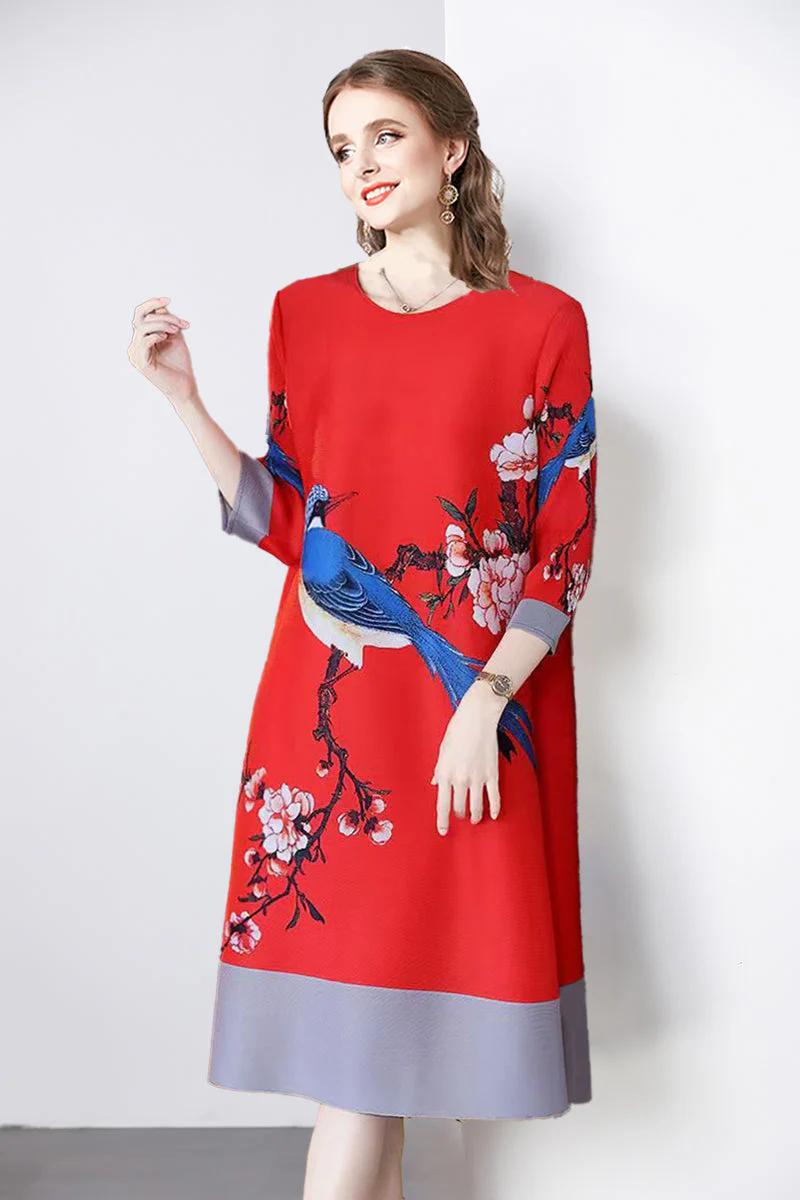Iris Fold Dress - Image 2