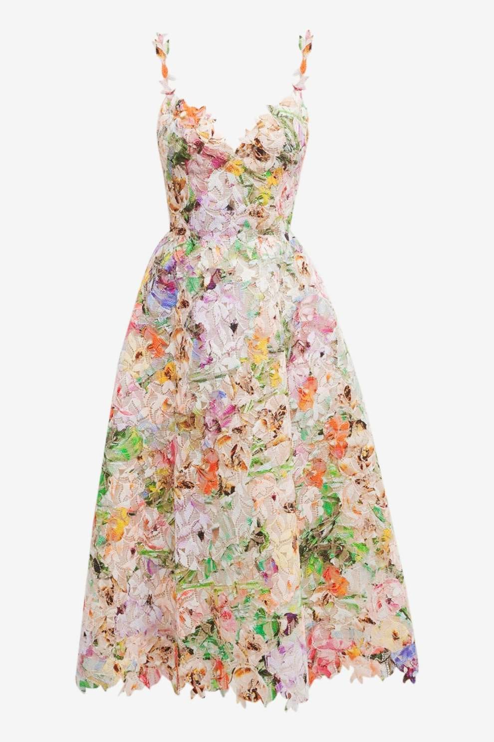 Iris Lace Embroidery Dress - Image 18