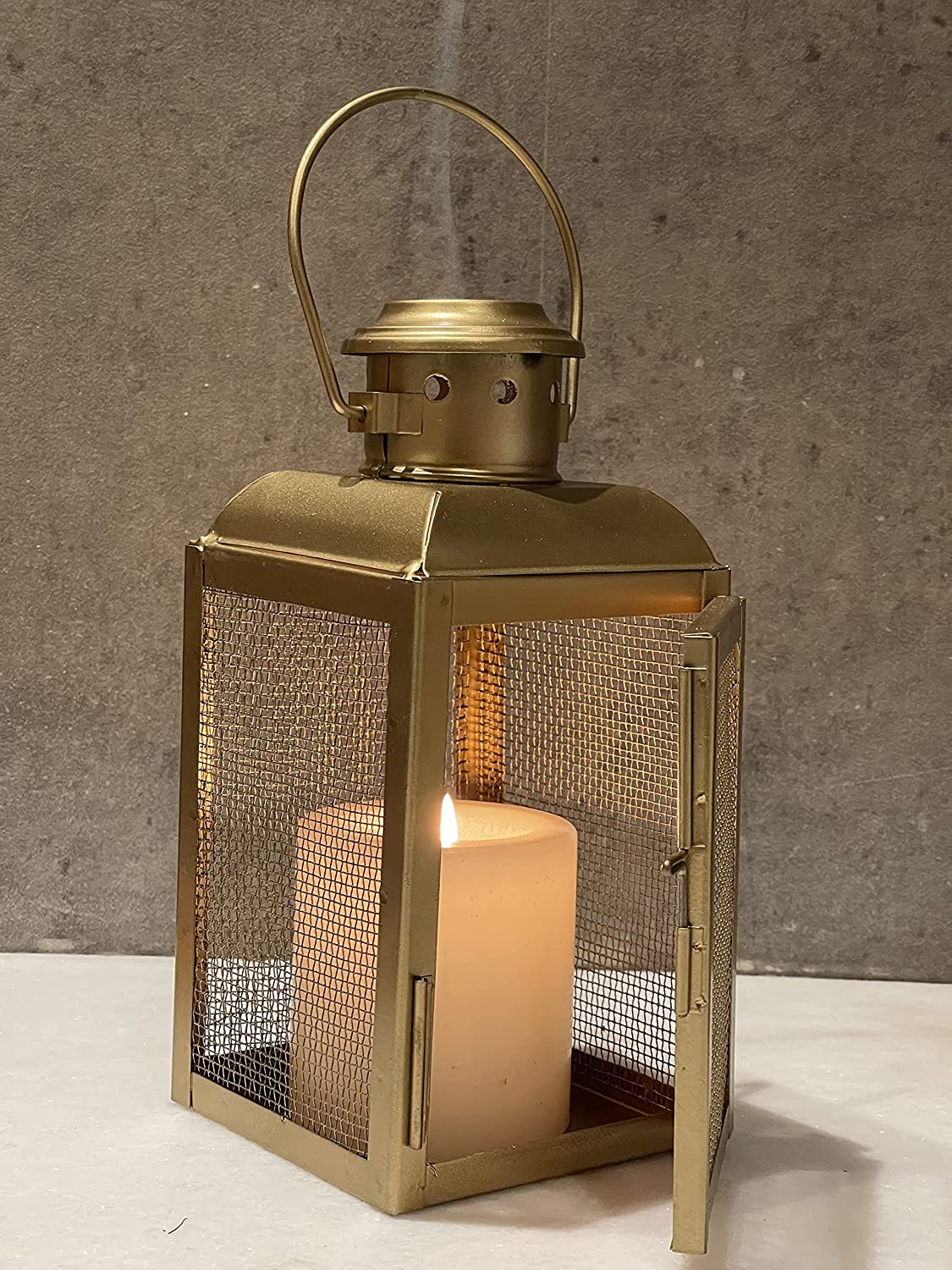 Iron Lanterns and Candle Tealight Holders (Set of 2) - Image 4