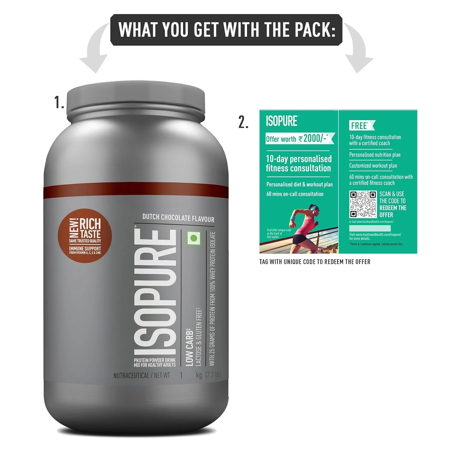 Isopure Whey Isolate Protein Powder - Image 4