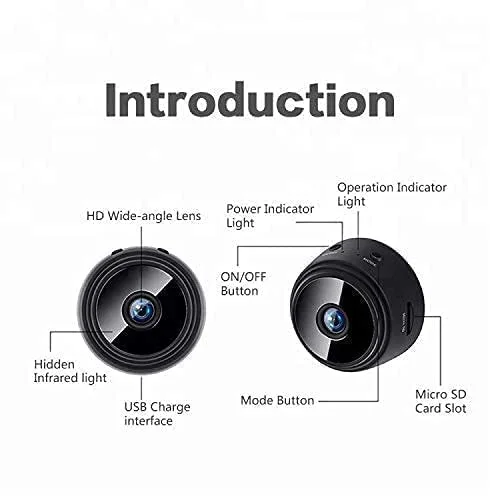 iSpy: Rechargeable Wi-Fi CCTV Live Camera with 1080P HD, Night Vision, Motion Detection & 128GB Storage Support - Image 3