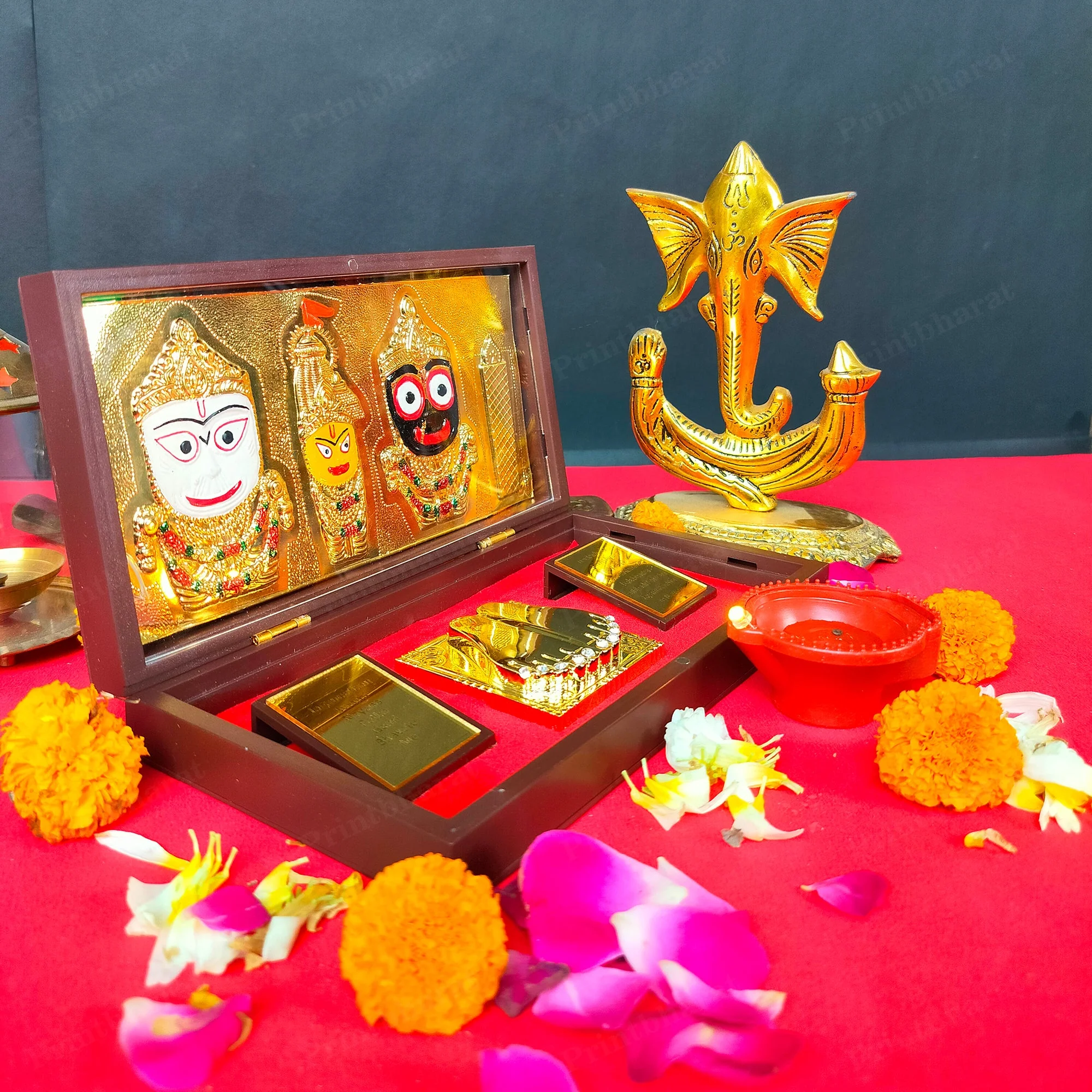 Jagannath Pocket Temple (24 Karat Gold Coated) - Image 3
