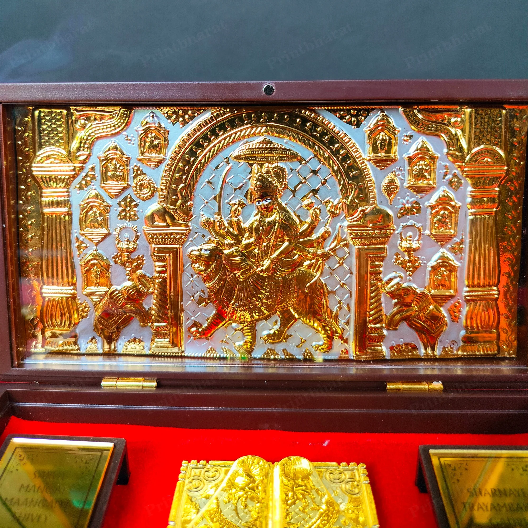 Jai Mata Di Pocket Temple (24 Karat Gold Coated) - Image 3