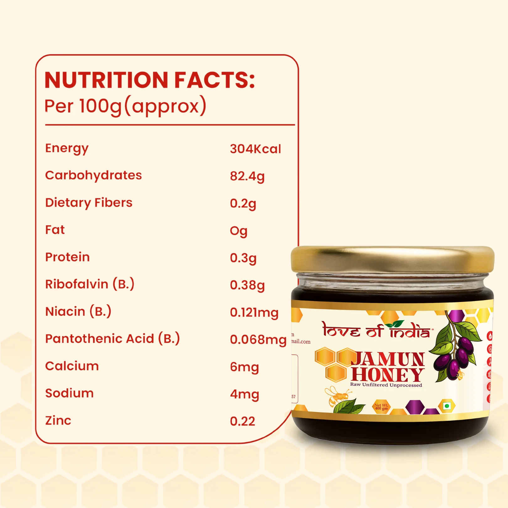 Jamun Honey 400g | 100% Pure – Supports Blood Sugar Balance - Image 5