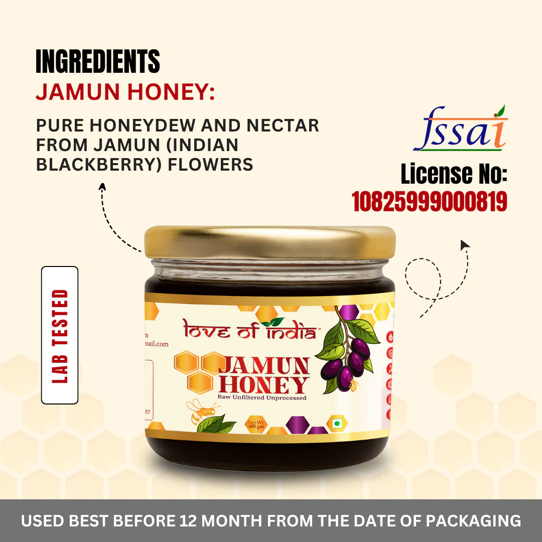 Jamun Honey 400g | 100% Pure – Supports Blood Sugar Balance - Image 8