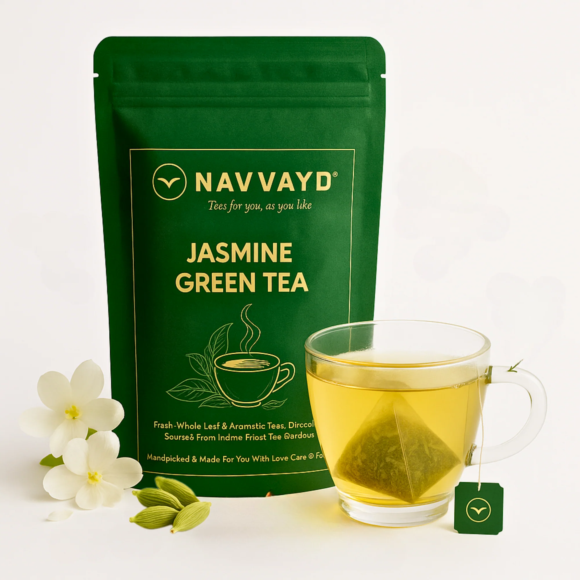 Jasmine Green Tea - Teabags - Image 9