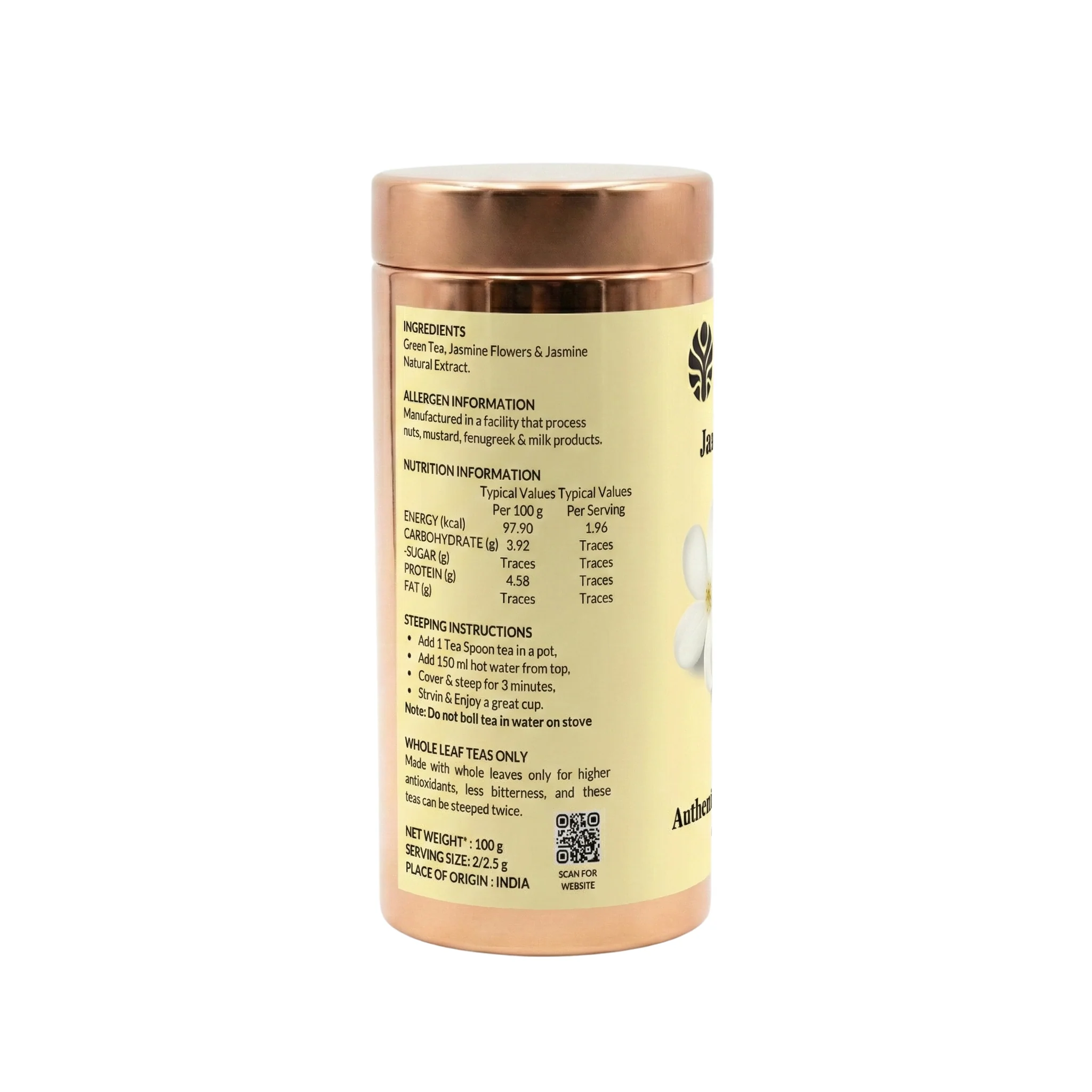 Jasmine Tea In Tin - Image 5