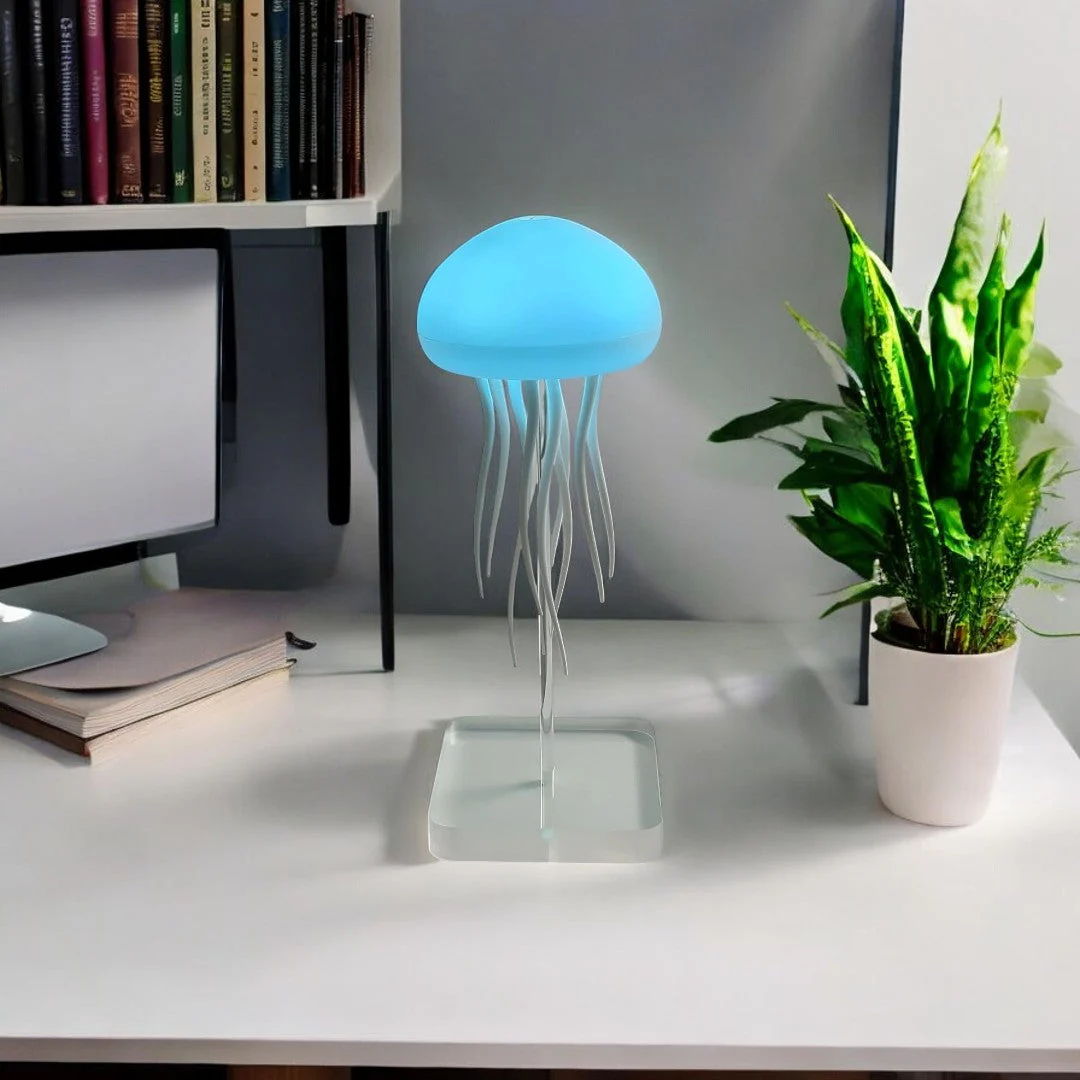 Jelly: Viral RGB Jellyfish Lamp with Voice Control, Dancing Legs & USB-C Rechargeable Design (Hanging + Base) - Image 13