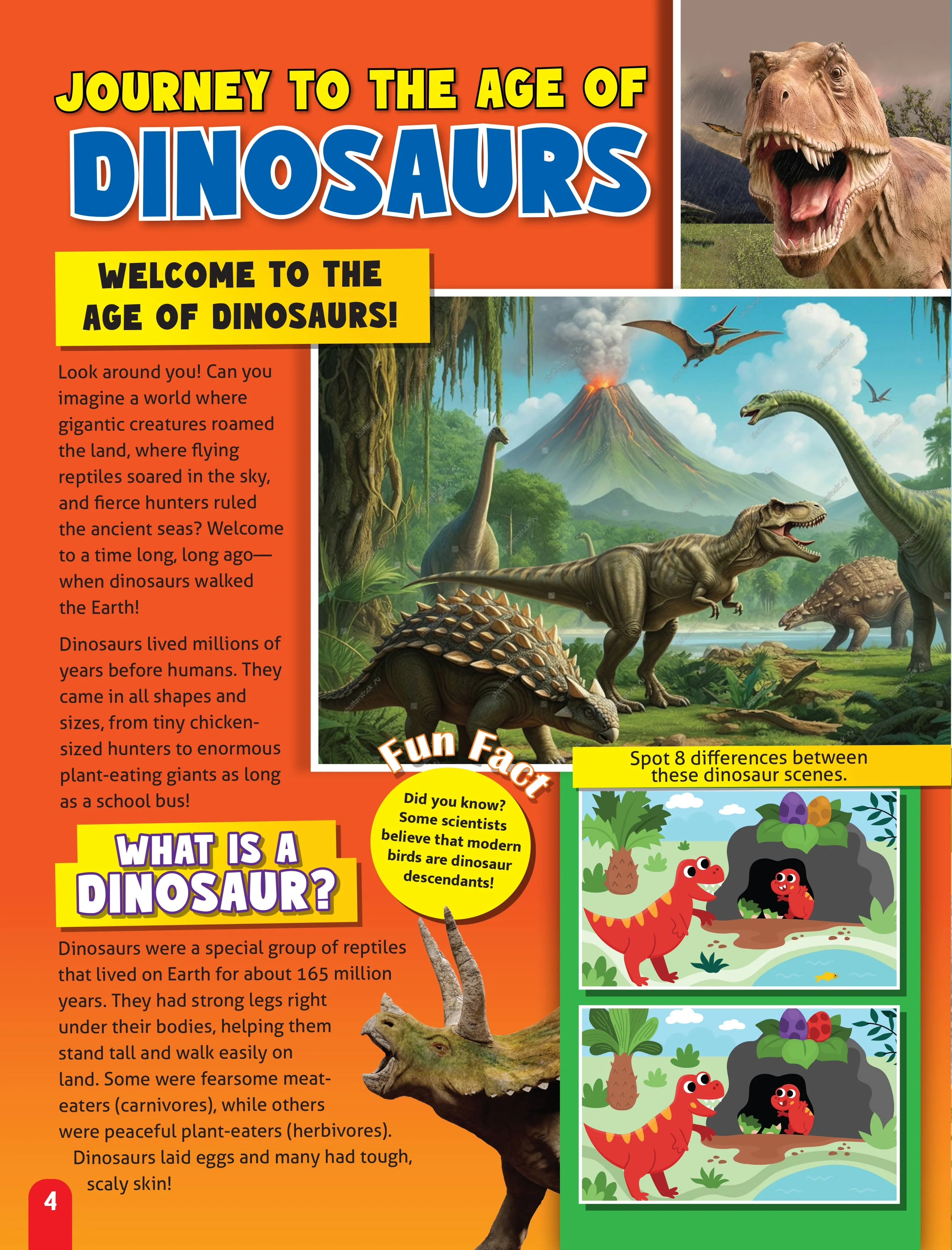Junior Genius: Dino Discovery – A Fun-Filled Learning Book for Kids Age 7+ | Explore the World of Dinosaurs with Facts, Games, Puzzles - Image 4