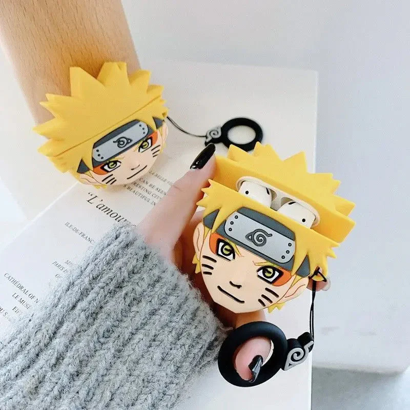 Kakasi Naruto Airpods Cover for Apple AirPods - Premium Silicone Case - Image 8