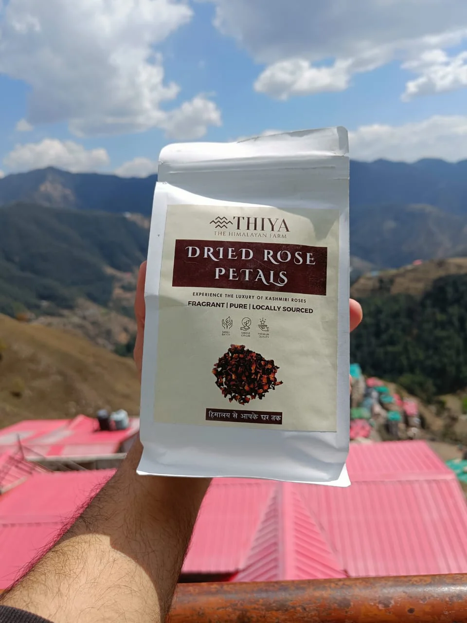 Kashmir Dried Rose Petals | Kashmir's Finest | Dried Rose Petals | 50g - Image 2