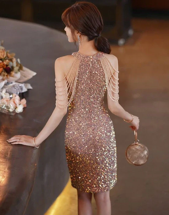 Kaya Sequin Partywear Dress - Image 7
