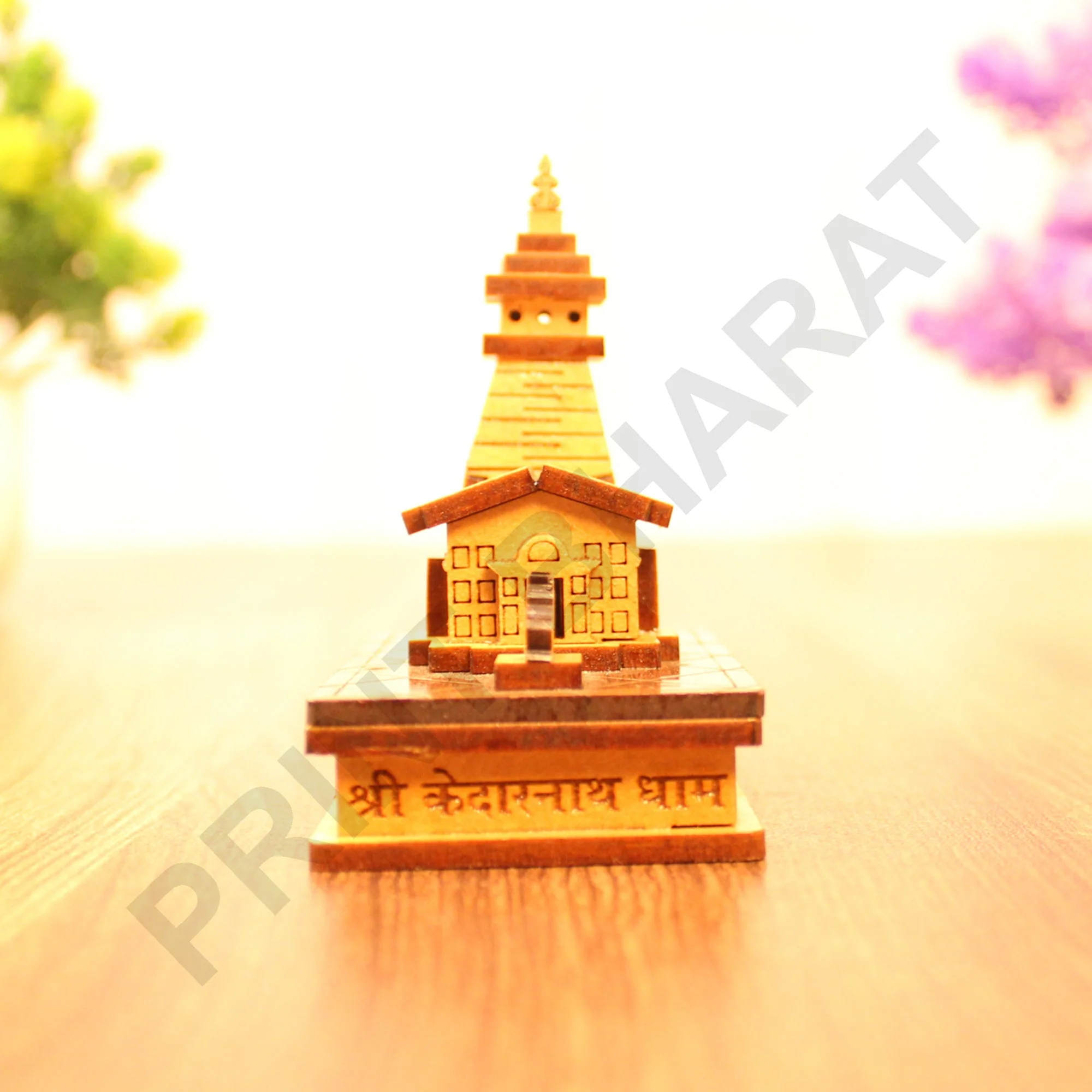 Kedarnath Wooden Temple,Shree Kedarnath Dham LENGTH: 11.5 CM,WIDHT: 8.5 CM,HEIGHT: 16 CM - Image 6