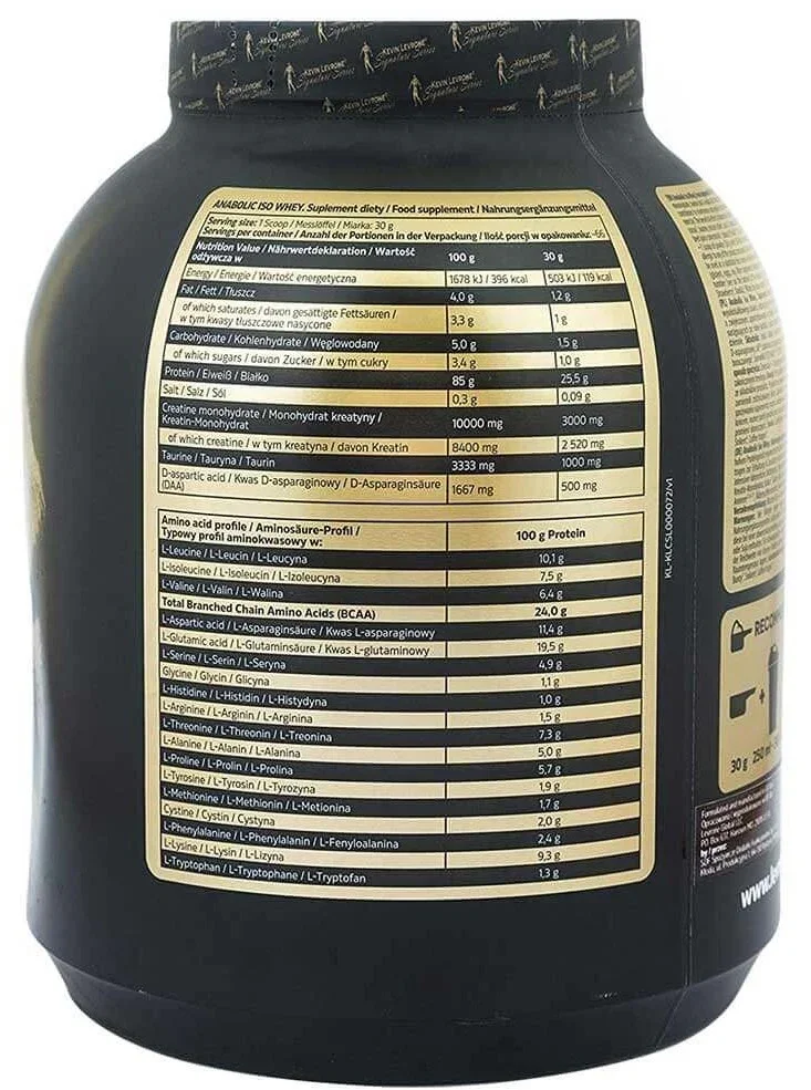 Kevin Levrone Anabolic Iso Whey - 5 Lb - Image 3