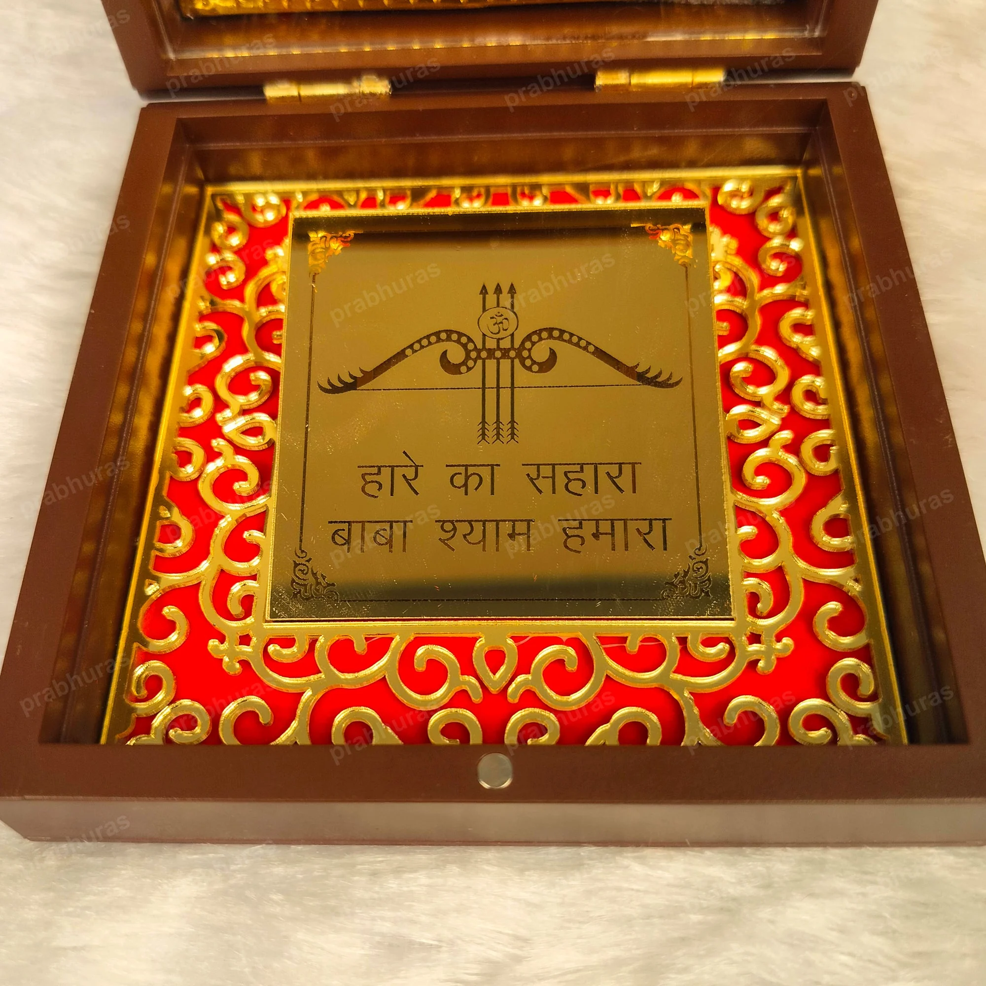 Khatu Shyam Pocket Temple (24 Karat Gold Coated) - Image 10