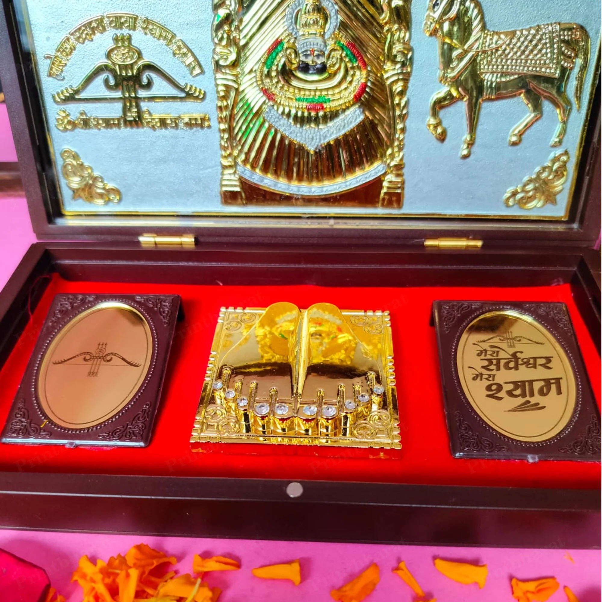 Khatu Shyam Pocket Temple (24 Karat Gold Coated) - Image 20