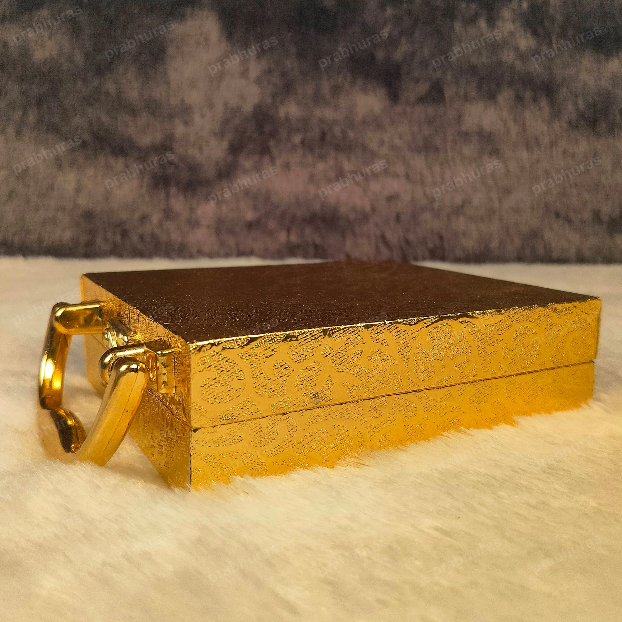 Khatu Shyam With Attachi Gift Box Gold Coated - Image 7