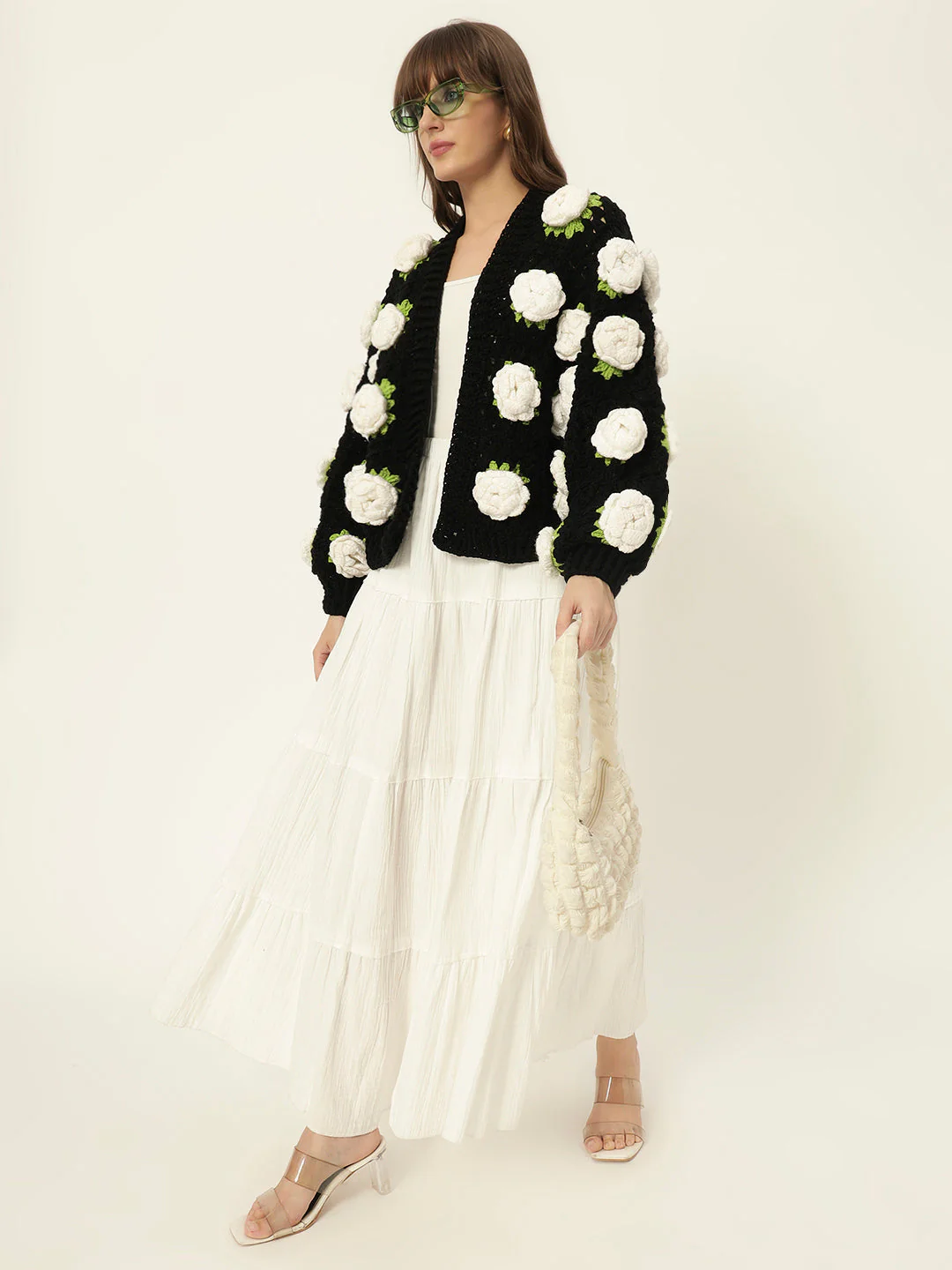 Kica White Rose Garden Cardigan - Image 2