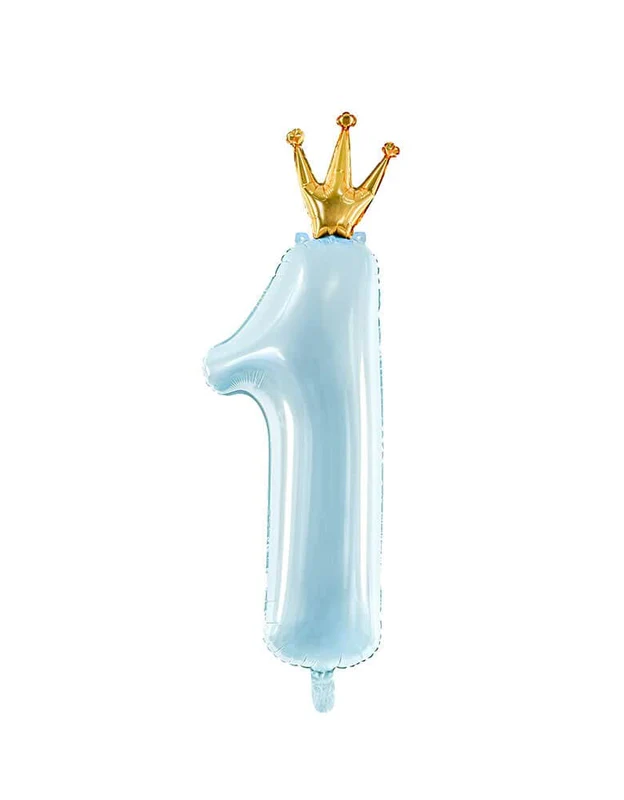 Kids 1st Birthday Balloon Banquet (Blue) (Pack of 9) - Image 2