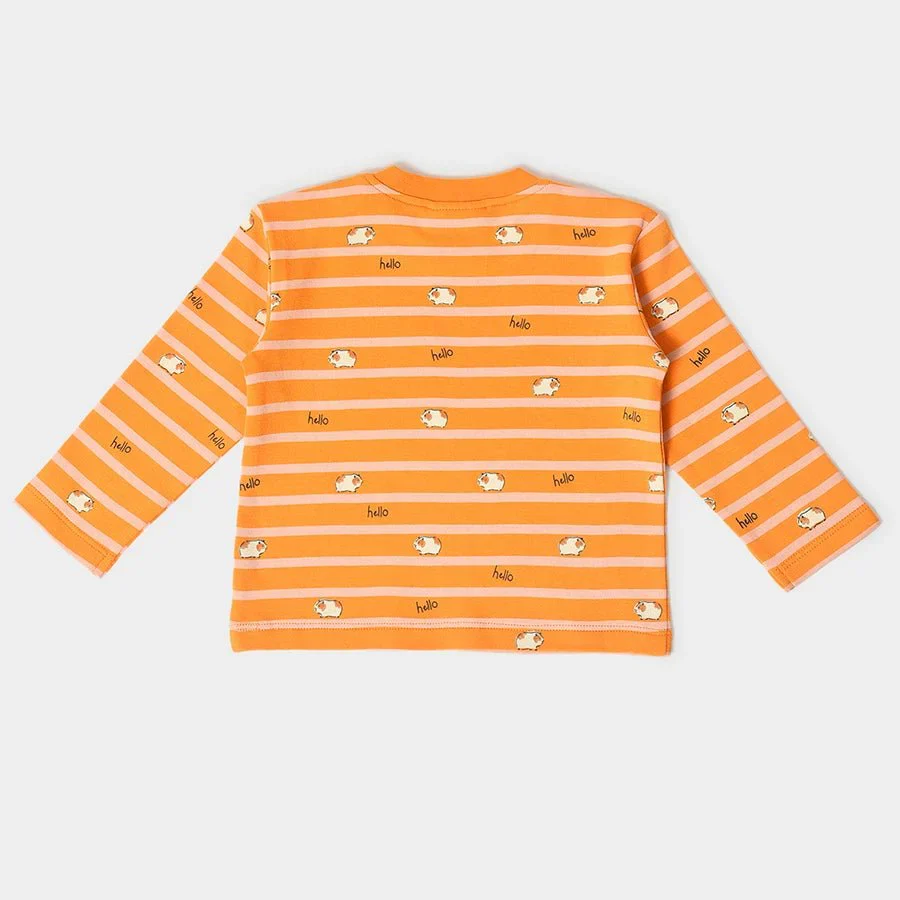 Kids Printed Baby Sweatshirt & Pyjama Set - Image 4