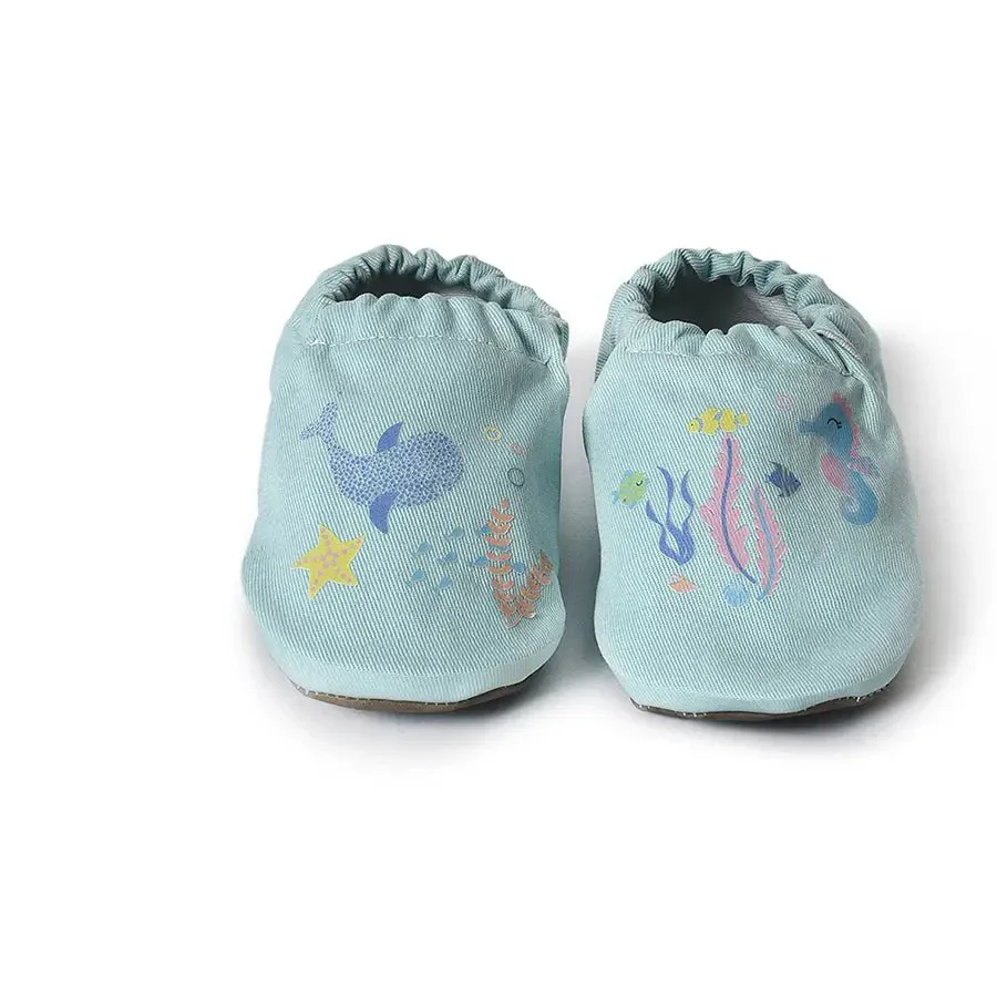 Kids Sea Animal Print Baby Booties Shoes - Image 2