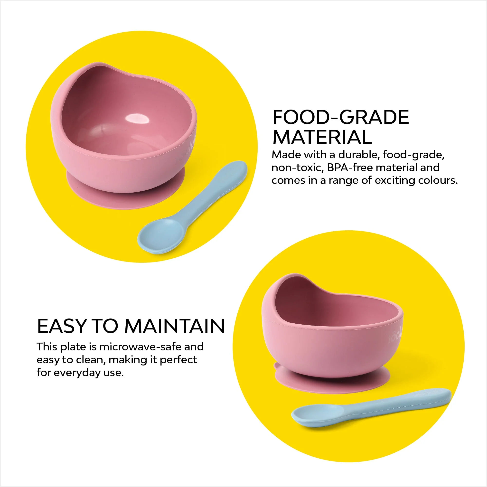 Kids Silicone Bowl Gift Set - Image 3