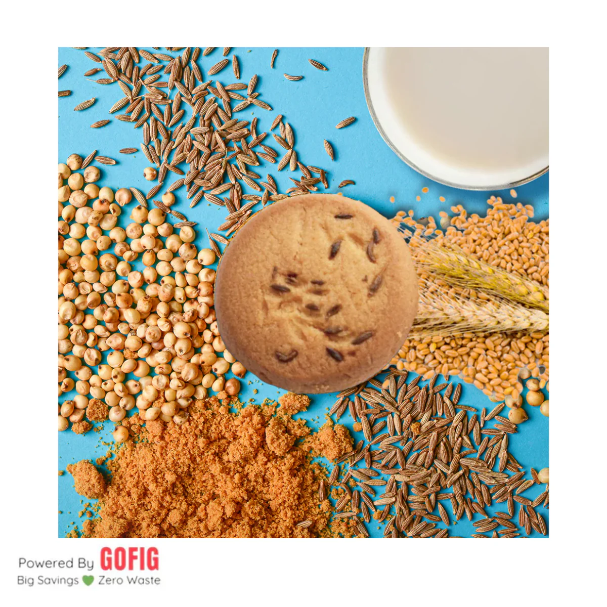 Kikibix Jeera Cookies (110 g) - Pack of 3 - Image 3