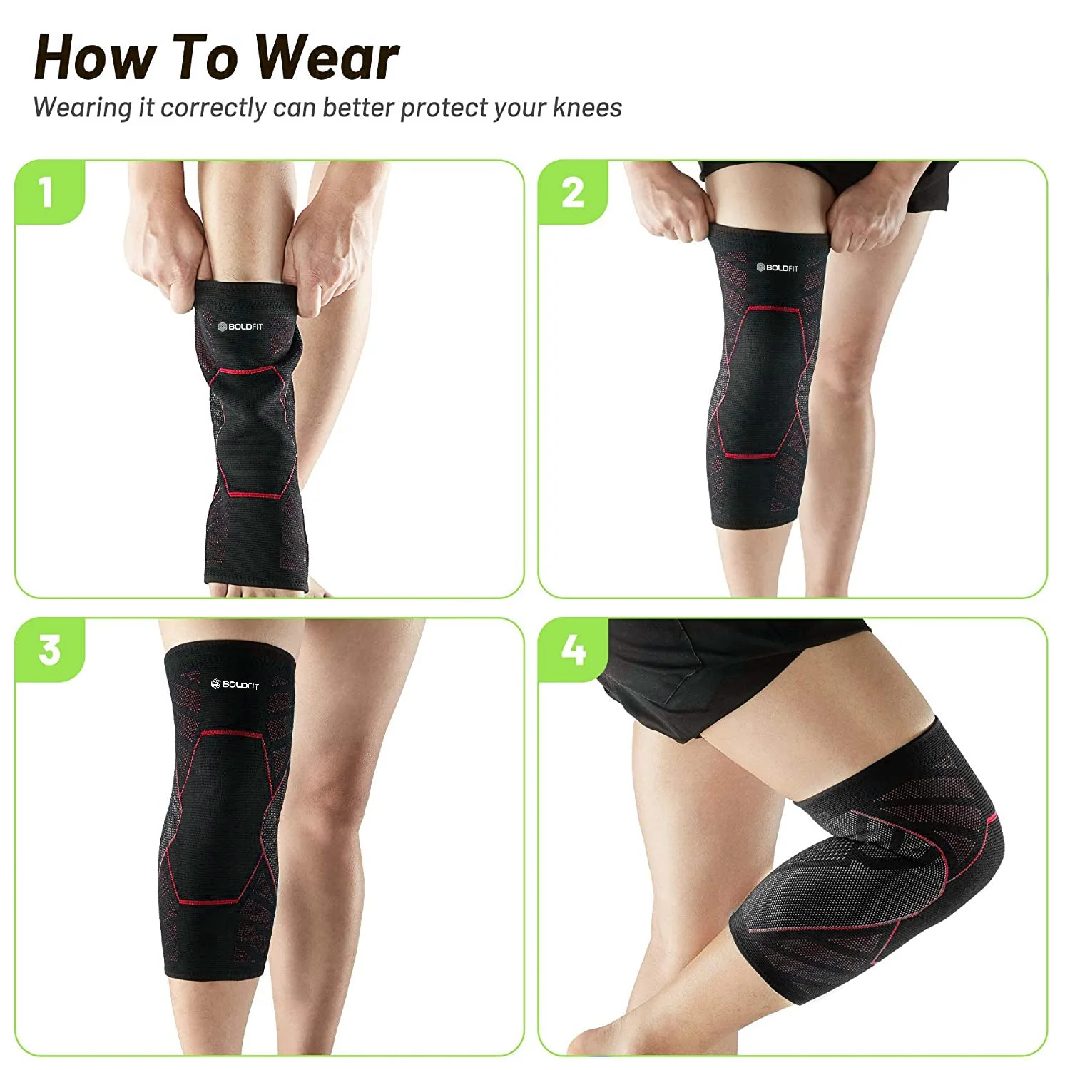 Knee Support Cap - Pair of 1 - Image 7