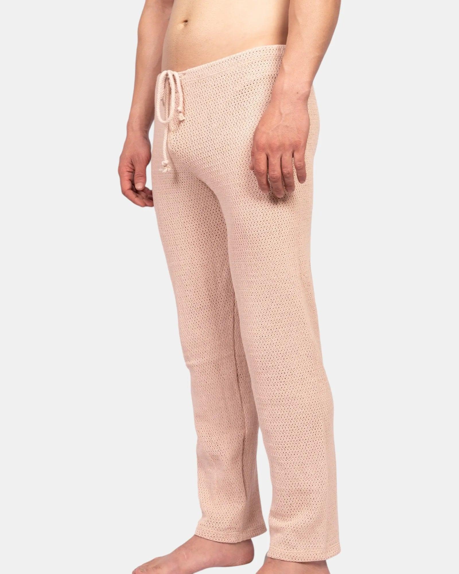 Knit Crochet Pants /Ivory Cream - Image 4