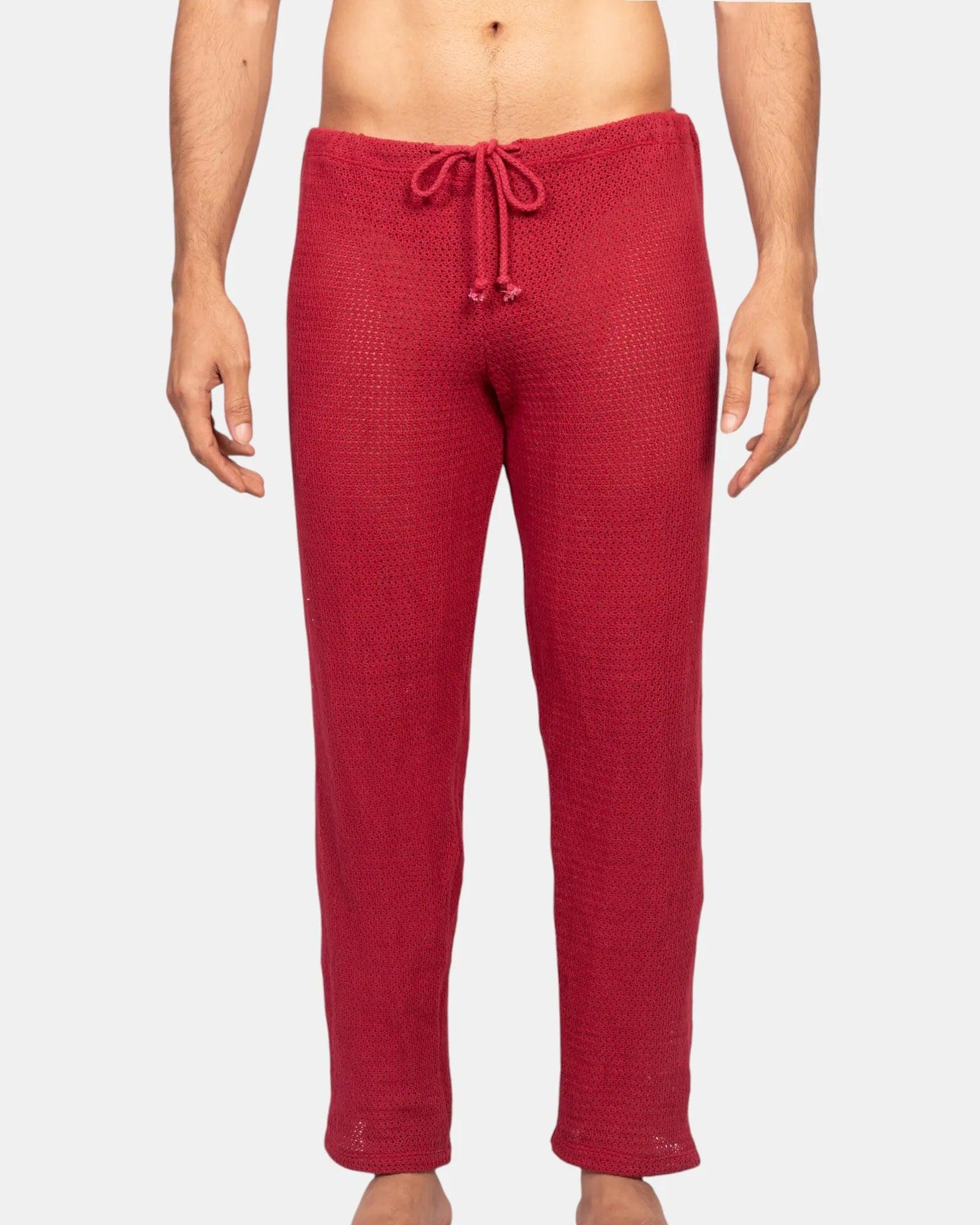 Knit Crochet Pants /Viva Magenta - Image 6