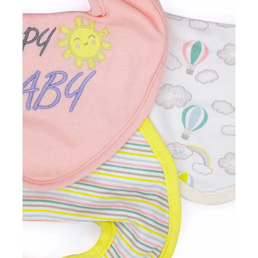 Knitted Printed Dribble Bib - Arcus Pack Of 3 - Image 7