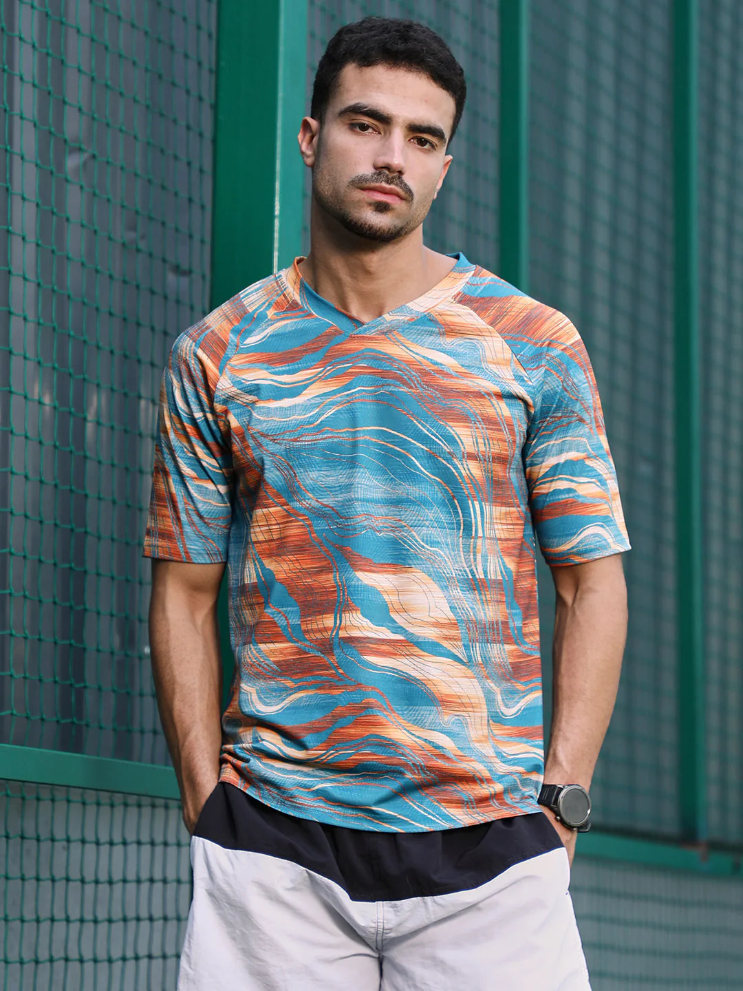Known Lined-Dye Activewear T-Shirt - Image 2