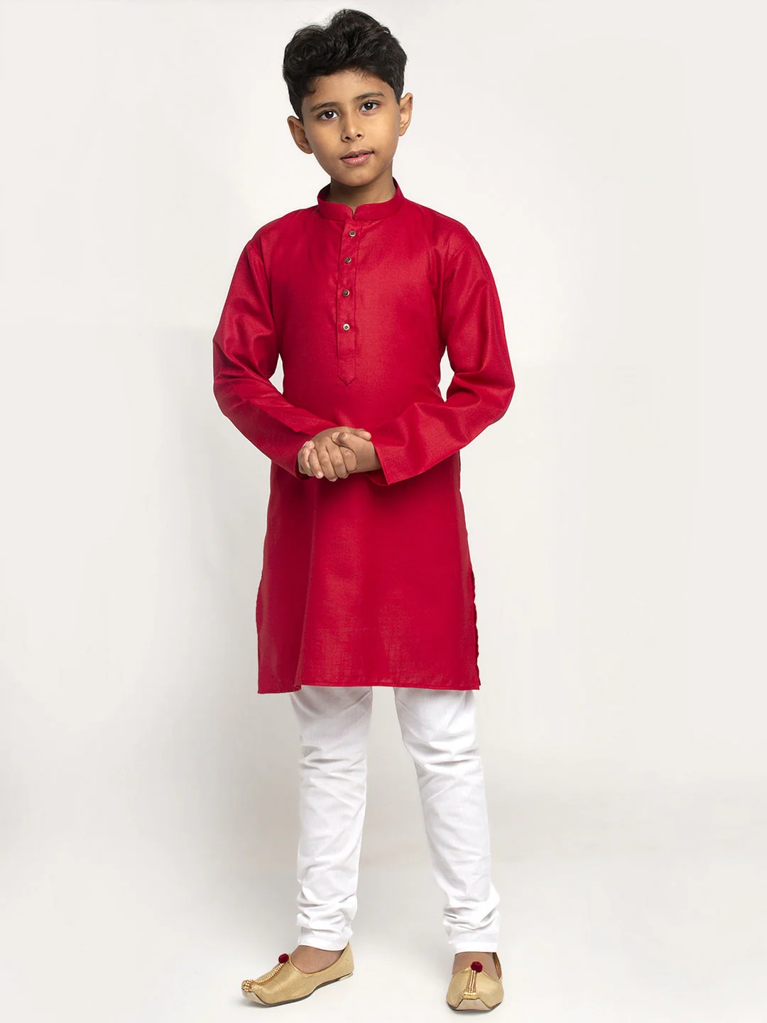 KRAFT INDIA Boy's Cotton Kurta Pyjama - Image 180
