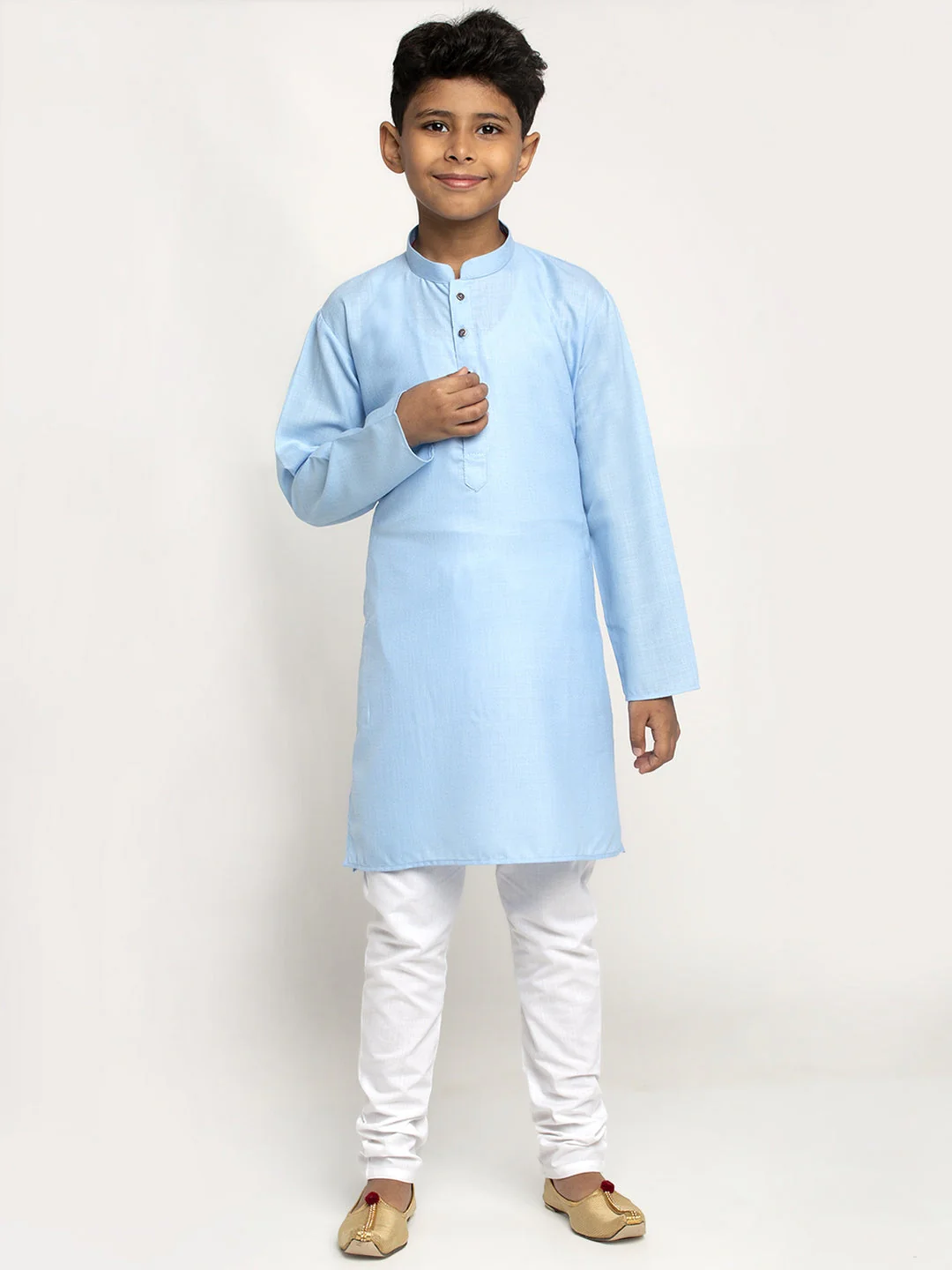 KRAFT INDIA Boy's Cotton Kurta Pyjama - Image 195