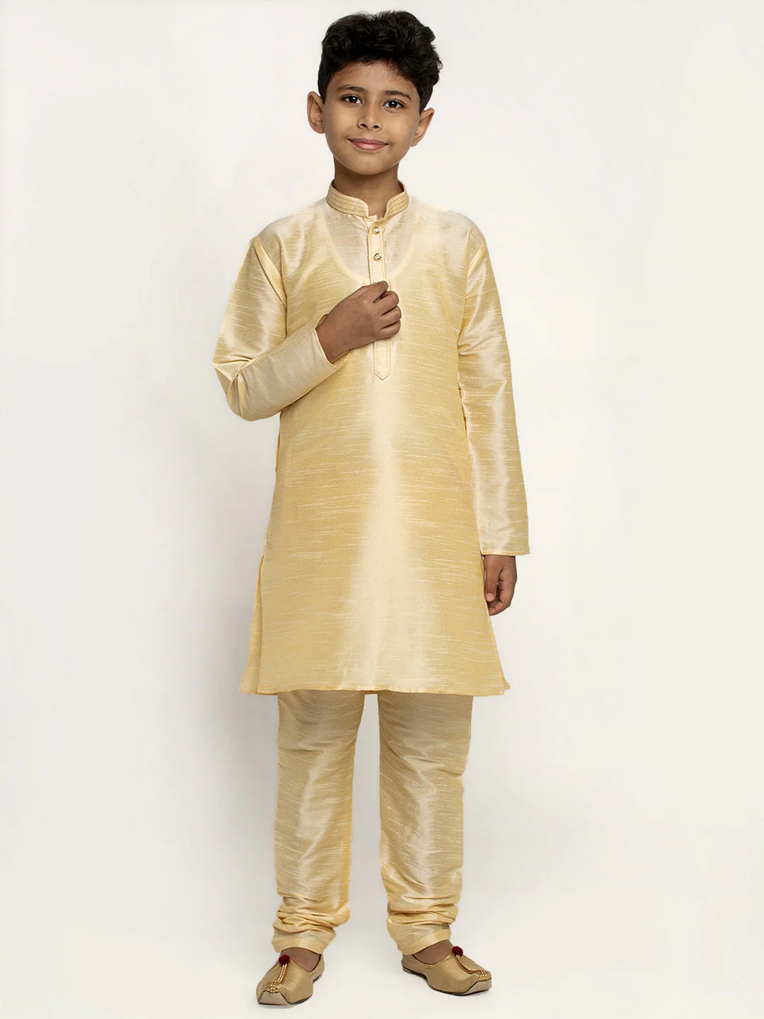 KRAFT INDIA Boy's Silk Kurta Churidar - Image 127