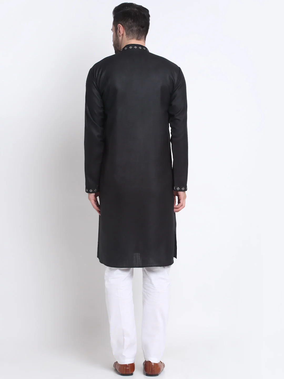 Kraft India Men Cotton Sequence Kurta Only - Image 8